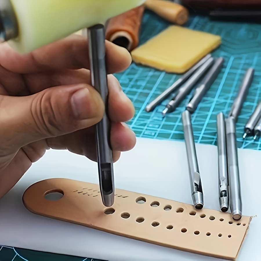 4Pcs Manual Leather Hole Punch - Leatherwork Manual recensie en prijs