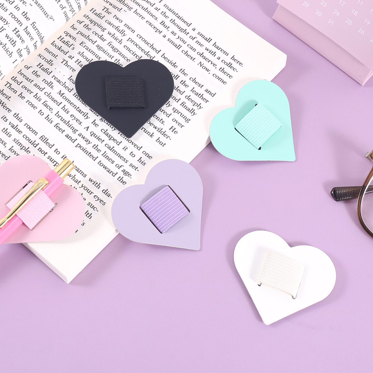 Self-Adhesive Heart Pen Clip H - Leather Work Diary recensie en prijs
