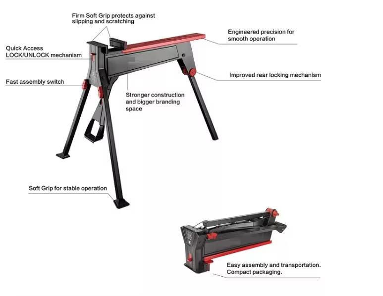 Folding Saw Horse Work Table P - Leatherwork Bench recensie en prijs