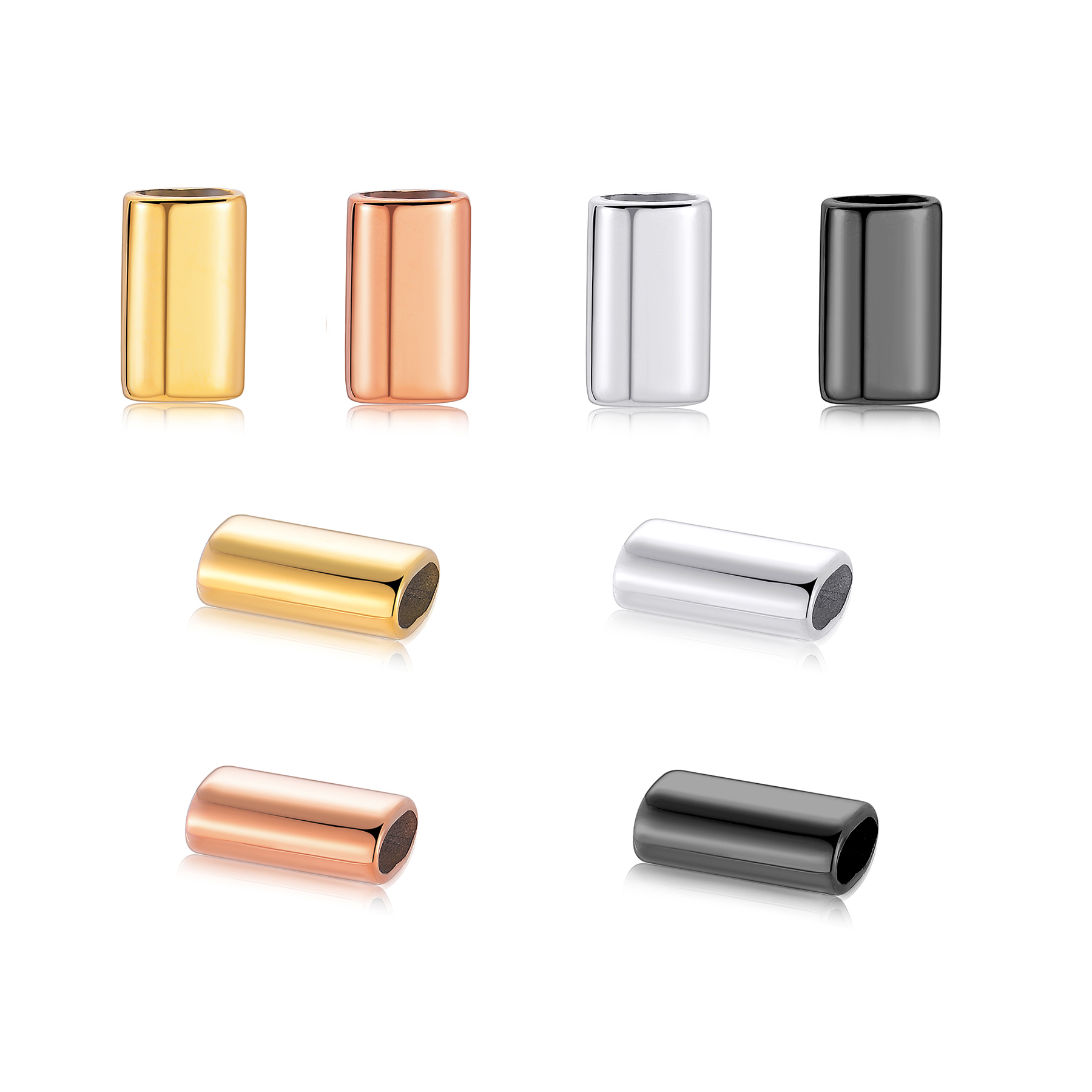 6PCS Stainless Steel Charm Sli - Leatherwork Beginner recensie en prijs
