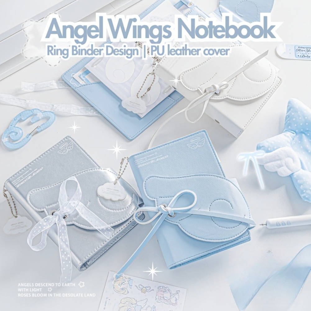 Kawaii Angel Wings Notebook A7 - Leather Work Diary recensie en prijs