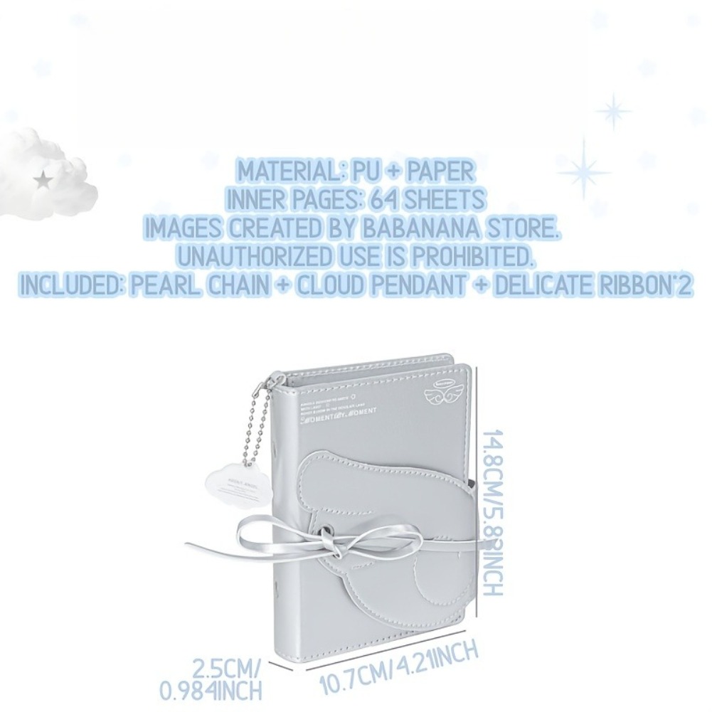 Kawaii Angel Wings Notebook A7 - Leather Work Diary recensie en prijs