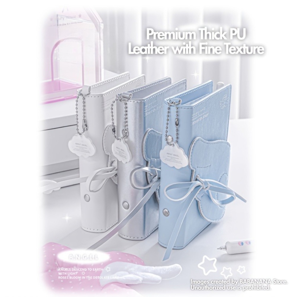 Kawaii Angel Wings Notebook A7 - Leather Work Diary recensie en prijs