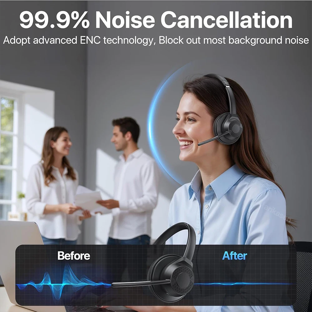 Wireless Bluetooth Headset Blu - Leatherwork Manual recensie en prijs