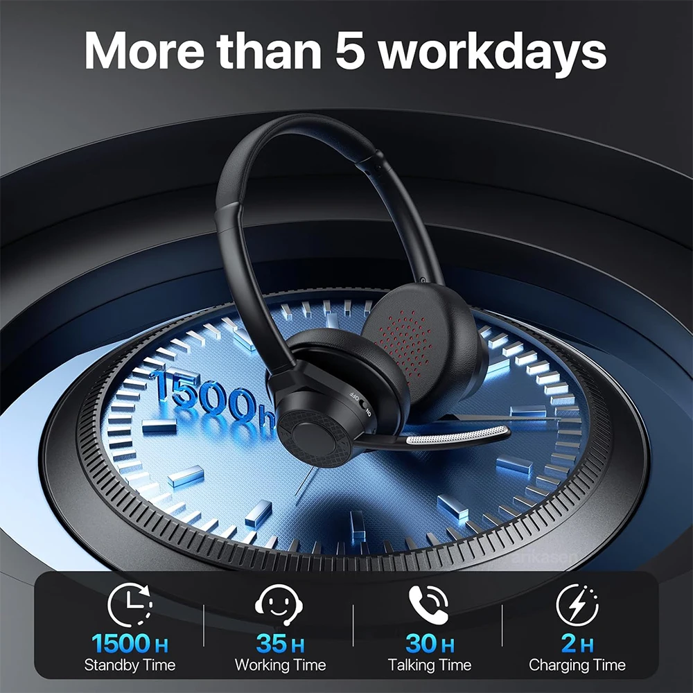 Wireless Bluetooth Headset Blu - Leatherwork Manual recensie en prijs