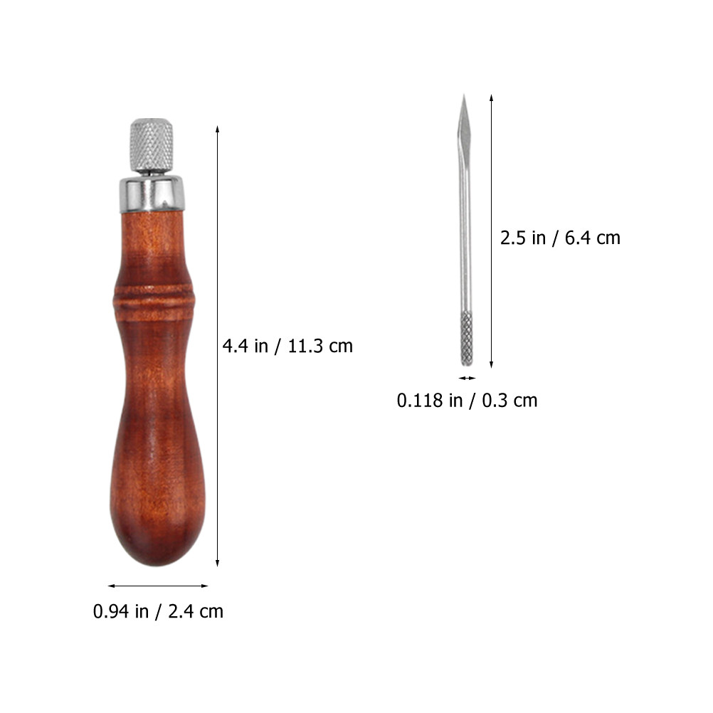 1Set Professional Hand Awl Lea - Leatherwork Hand Sewing Needles recensie en prijs