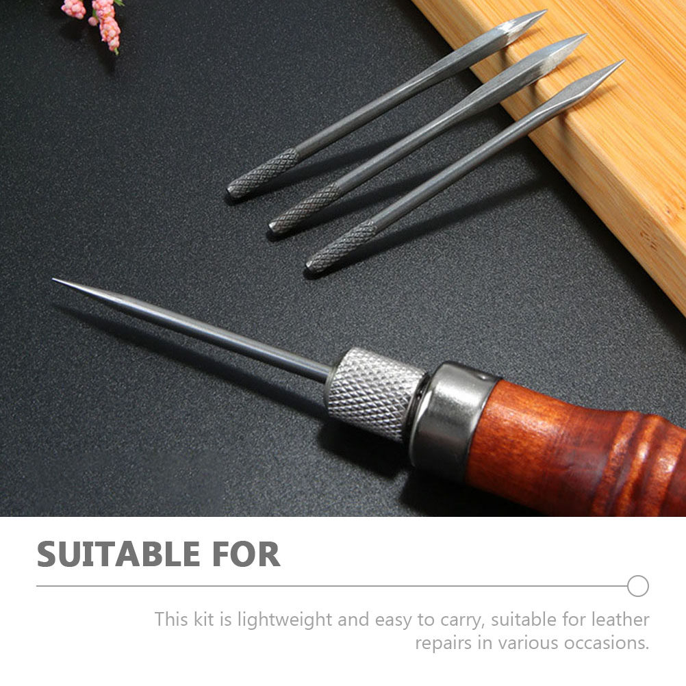1Set Professional Hand Awl Lea - Leatherwork Hand Sewing Needles recensie en prijs