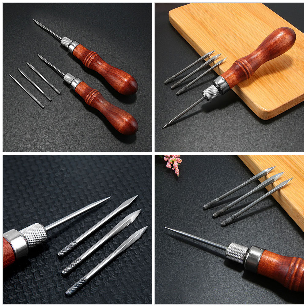 1Set Professional Hand Awl Lea - Leatherwork Hand Sewing Needles recensie en prijs