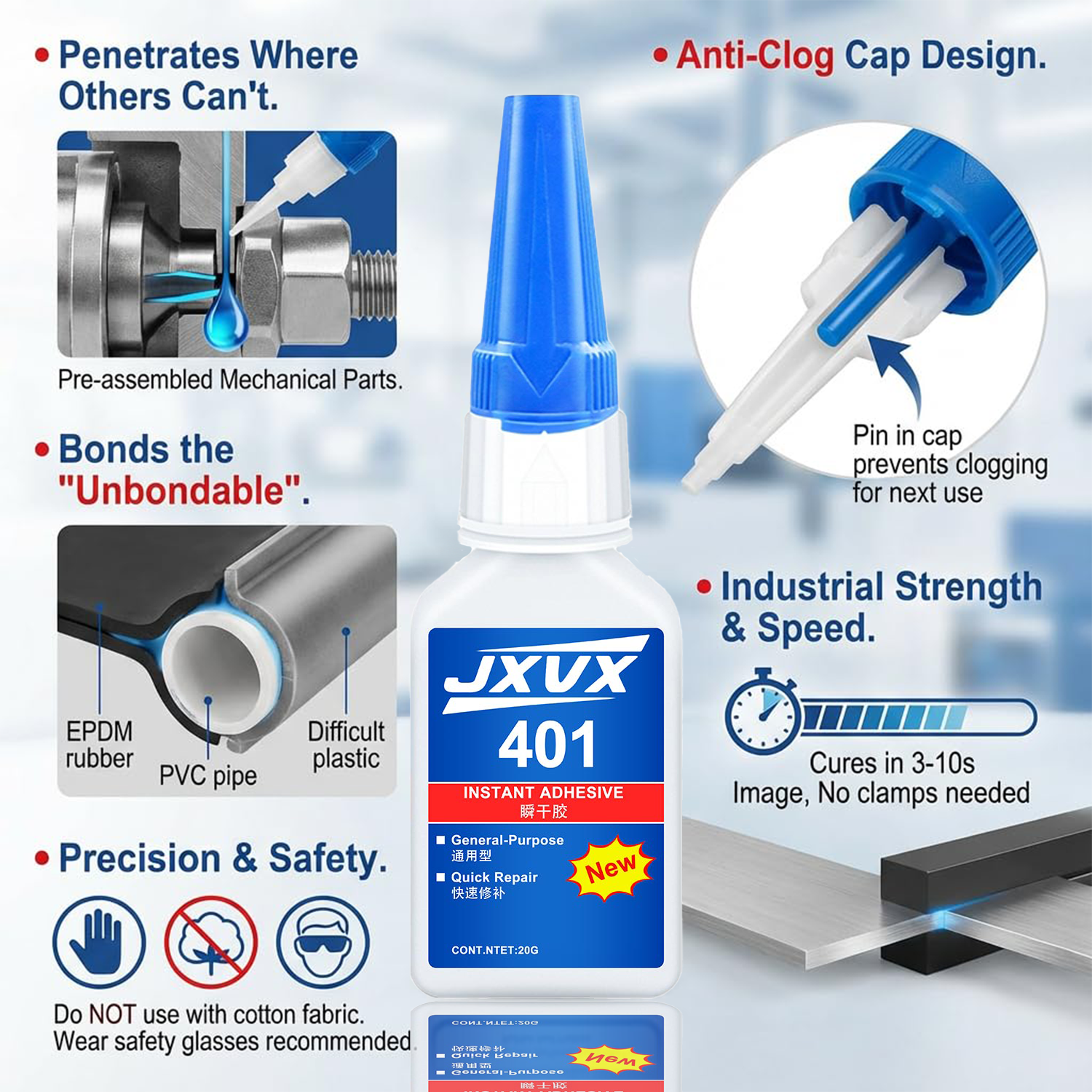 Brand-new 401 super glue super - Leather Workshop recensie en prijs