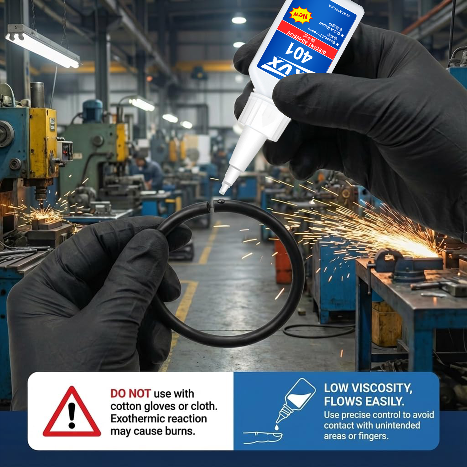Brand-new 401 super glue super - Leather Workshop recensie en prijs