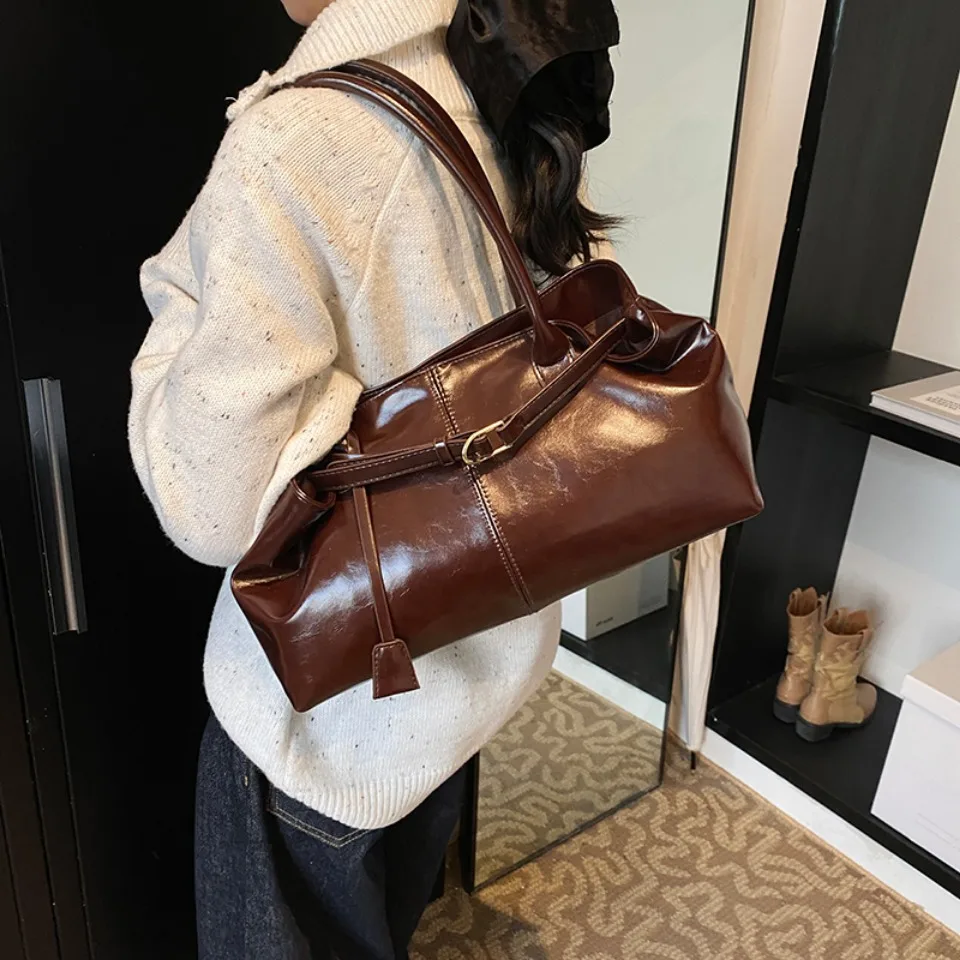 Winter Oil PU Leather Hobo Han - Leather Workshop recensie en prijs