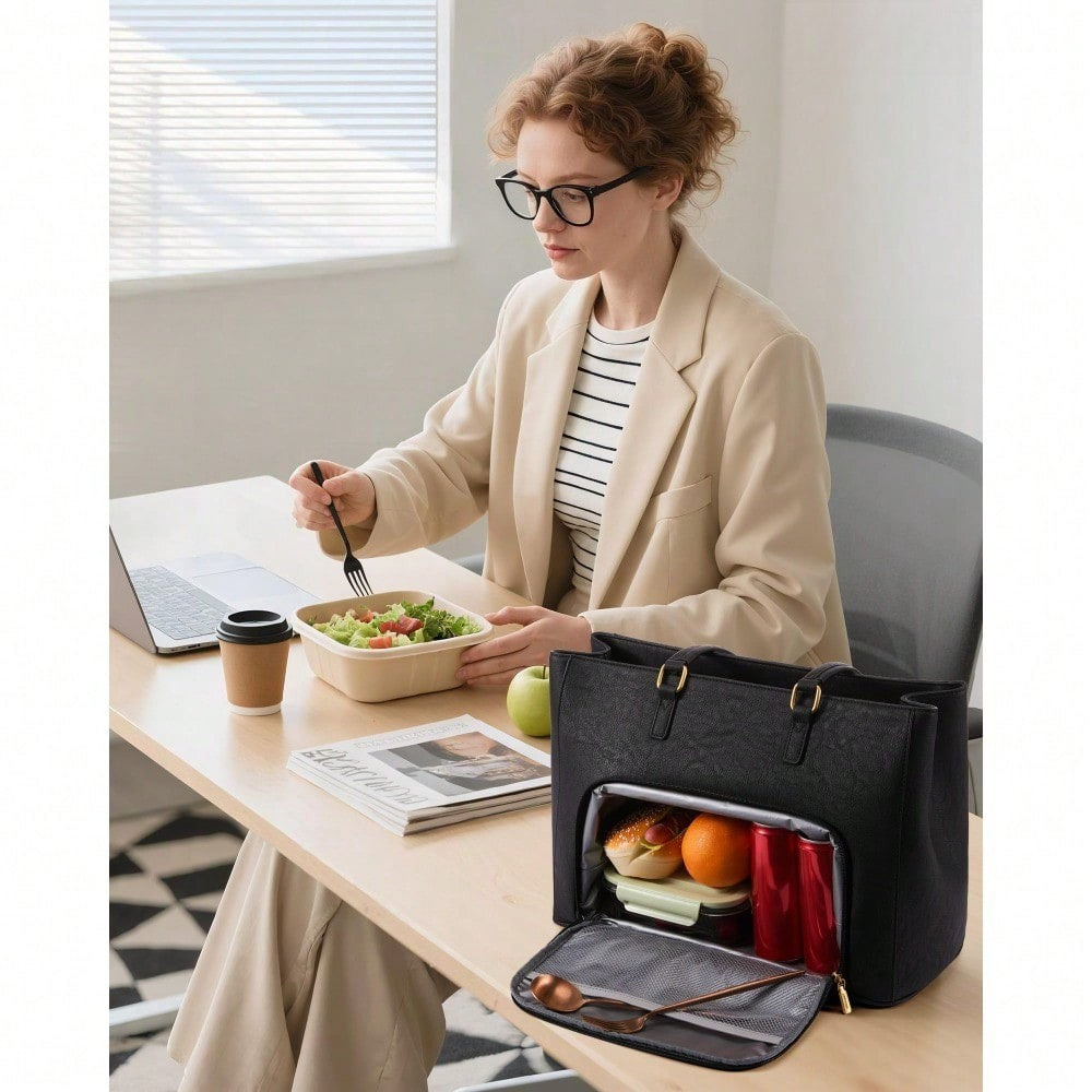 Women's Laptop Tote Bag – PU L - Leather Work Laptop Bag recensie en prijs