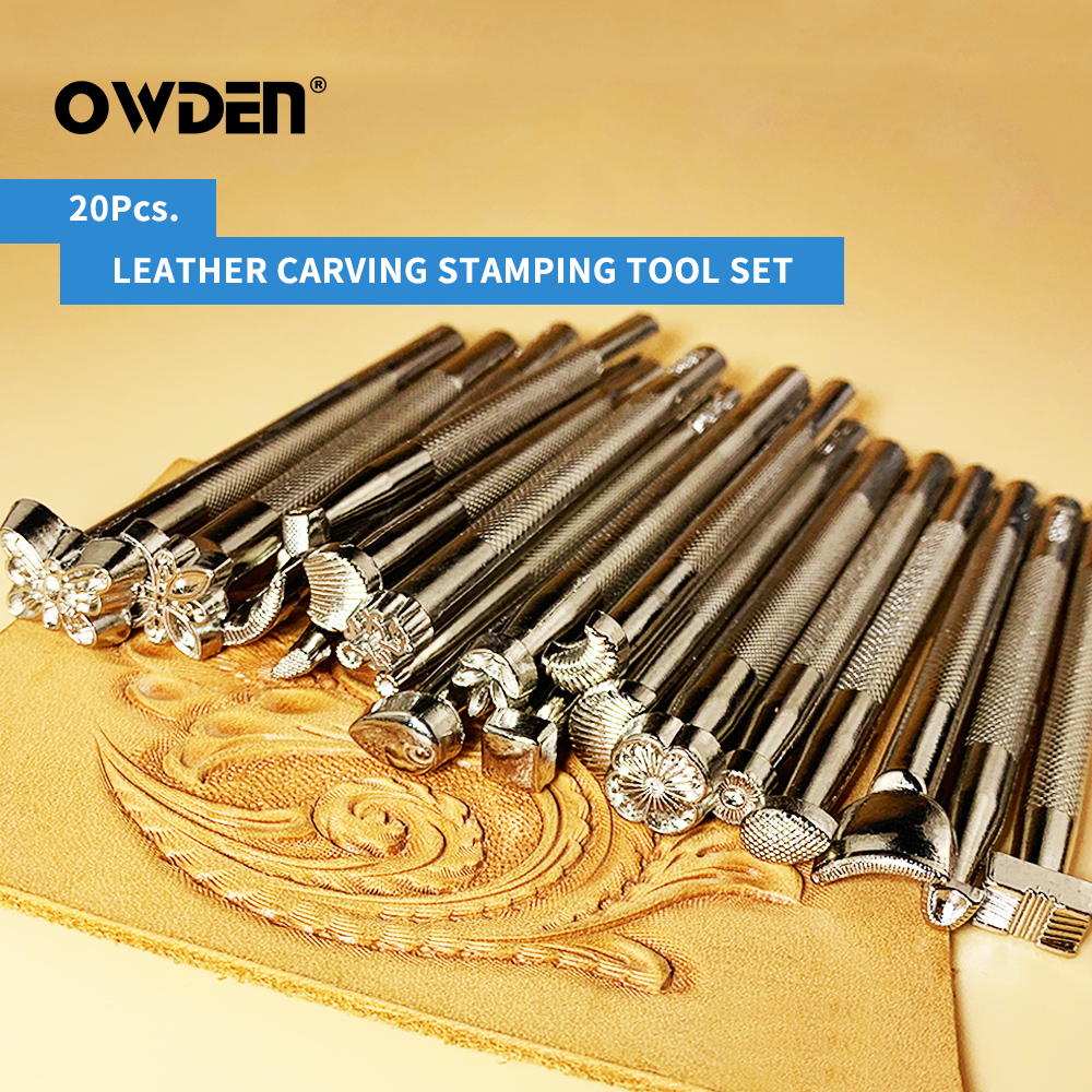 OWDEN 20Pcs Leather Carving St - Leatherwork Punch recensie en prijs