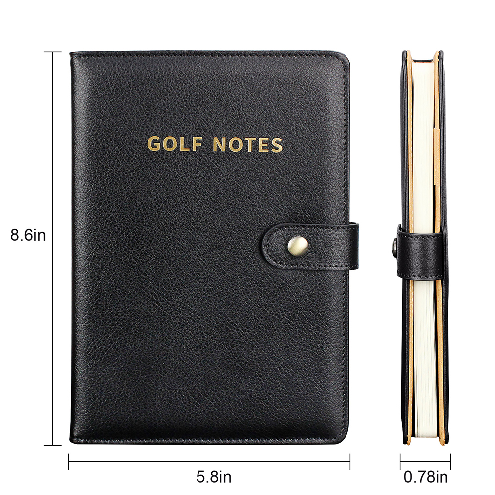 Black Leather Golf Scorecard H - Leather Work Diary recensie en prijs