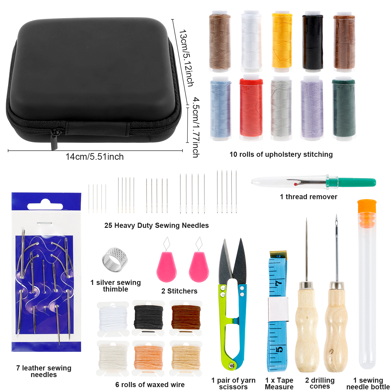 Leather Sewing Kit Portable Le - Upholstery Leather Work recensie en prijs
