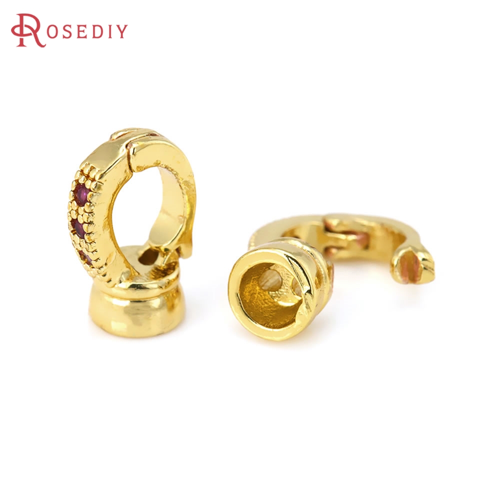 18K Gold Color Brass Zircon Co - Leatherwork Beginner recensie en prijs