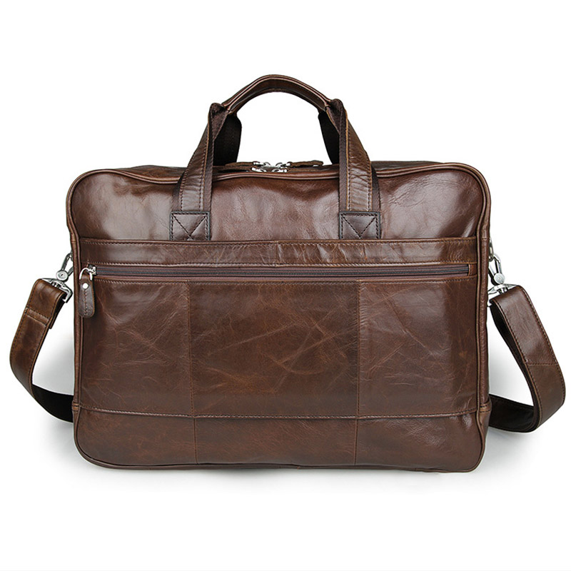 LACHIOUR Genuine Leather Men B - Leather Work Laptop Bag recensie en prijs