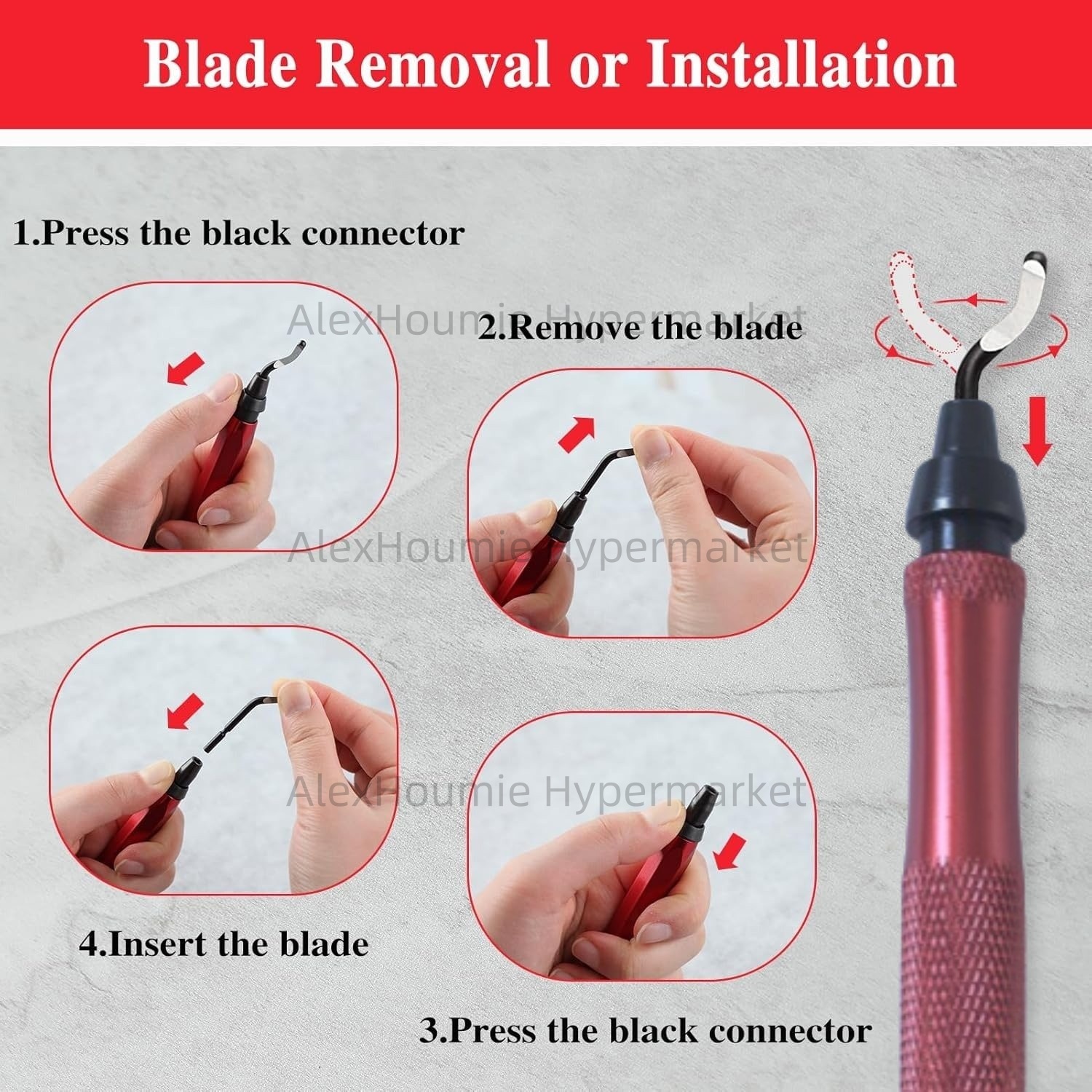 RB1288 Deburring Tool Kits wit - Swivel Knife Tool recensie en prijs