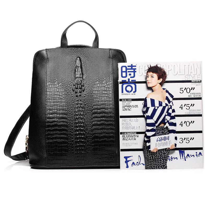 Zency Women's Crocodile Leathe - Leather Work Laptop Bag recensie en prijs